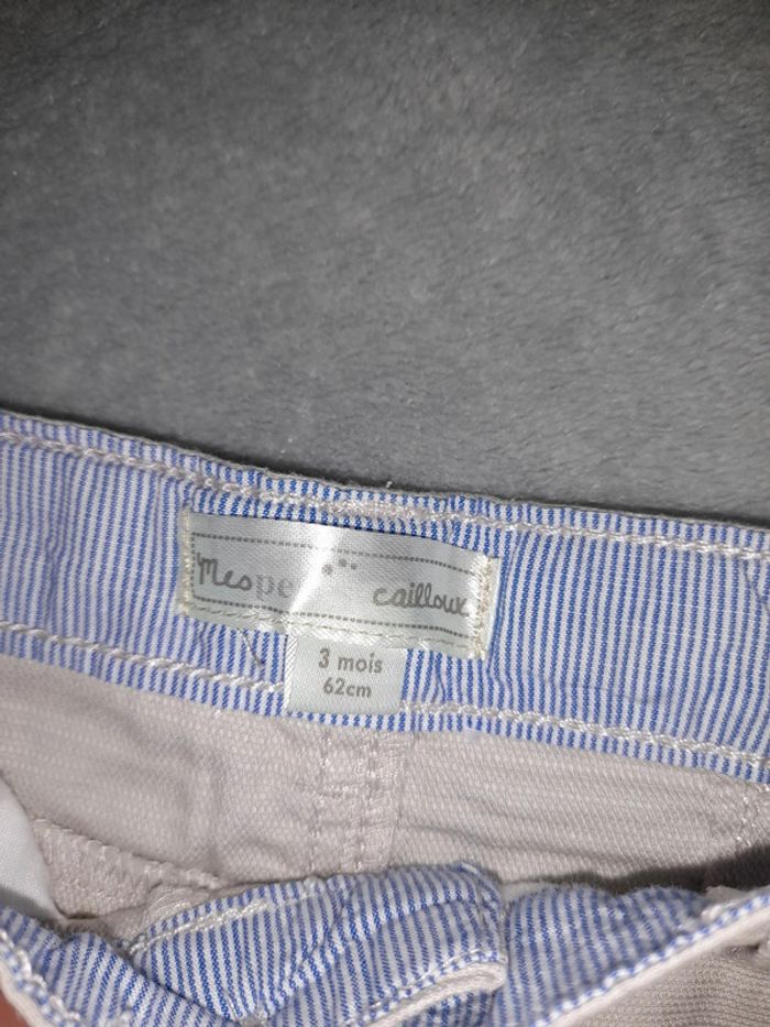 Ensemble garçon short + t-shirt 3 mois été - photo numéro 3