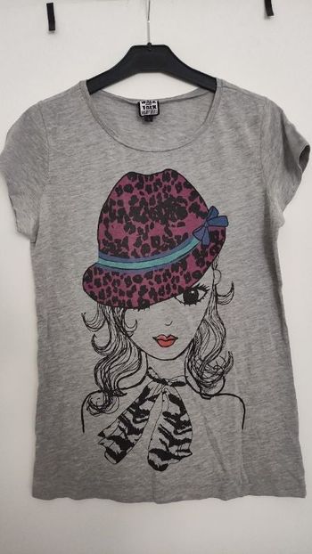 Tee-shirt manches courtes femme L