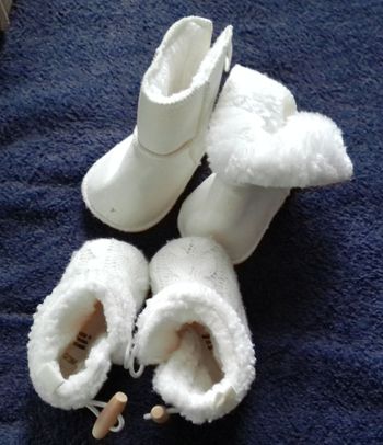 Lot de 2 paires de chaussures hiver