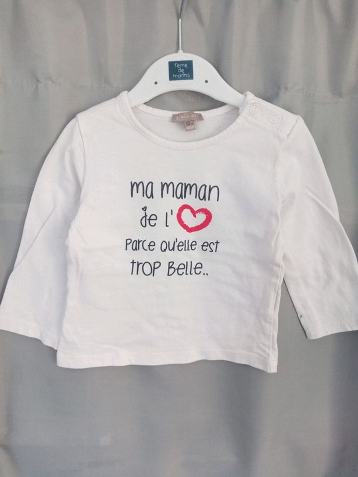 Haut manches longues 18 mois