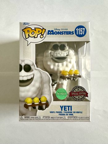 Figurine Funko Pop Yeti (scented) numéro 1157 Monsters Pixar Disney