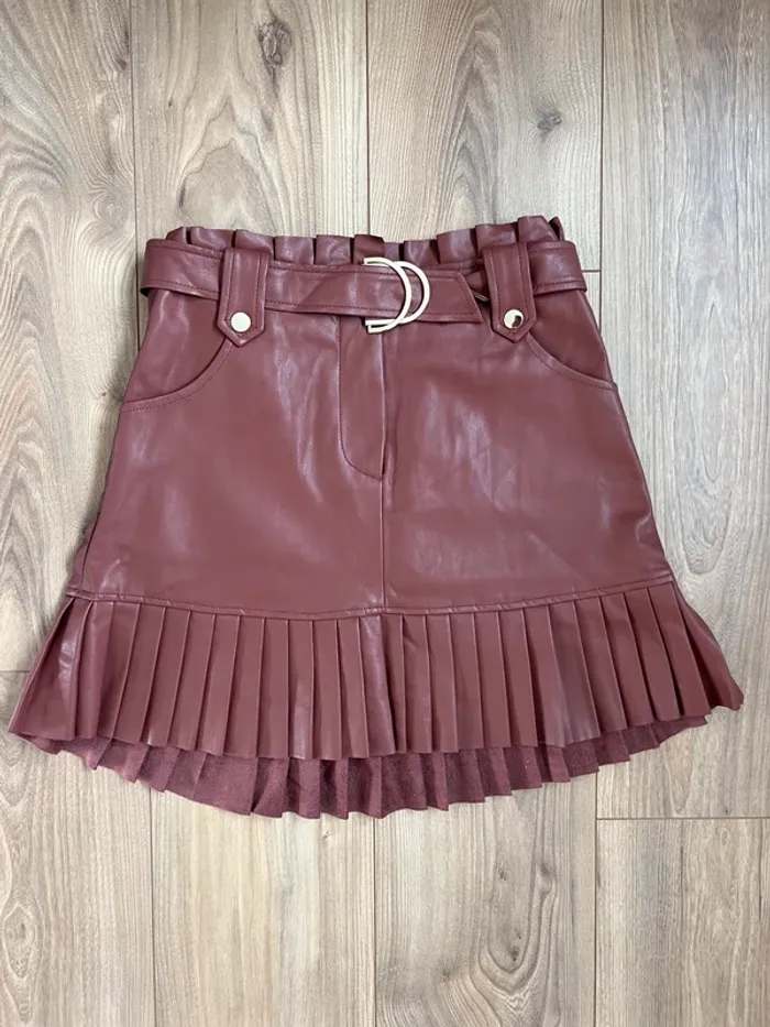 Jupe cuir femme Zara