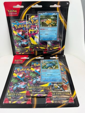 Lot Pokémon tripacks méga évolutions