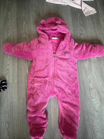 Combipilote  polaire noukies 12 mois fille