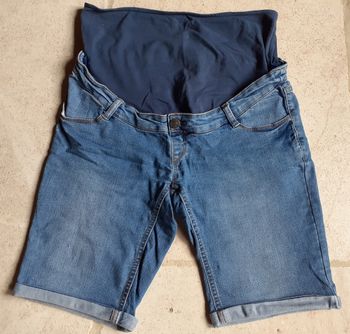 Short en jeans