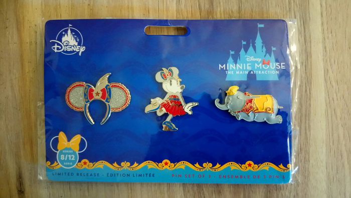Set Pin's disney Minnie the main attractions Dumbo