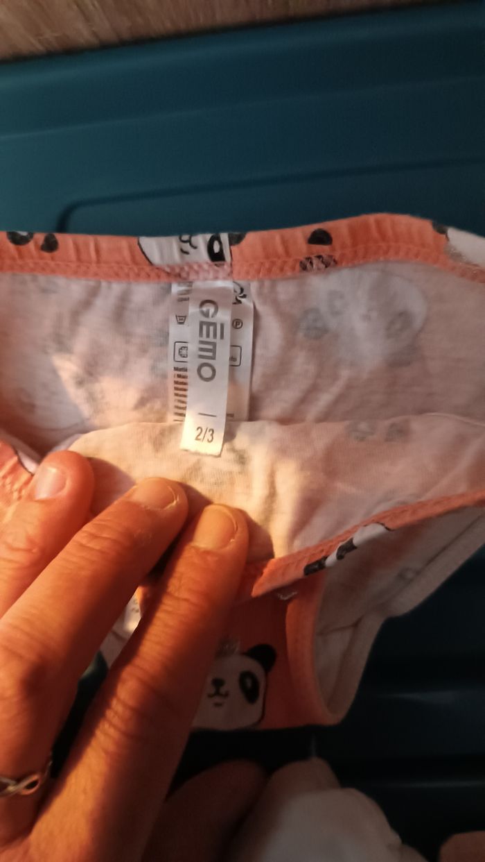 Lot de 5 culottes taille 2/3 ans fille - photo numéro 2