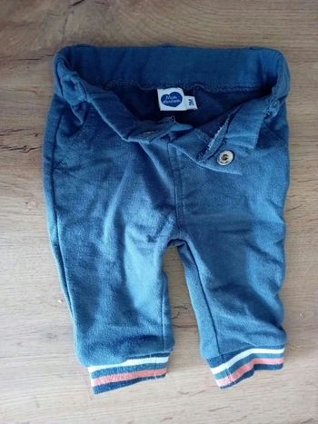 Pantalon bleu marine/ 3 mois
