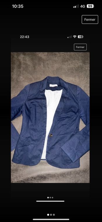 Blazer bleu
