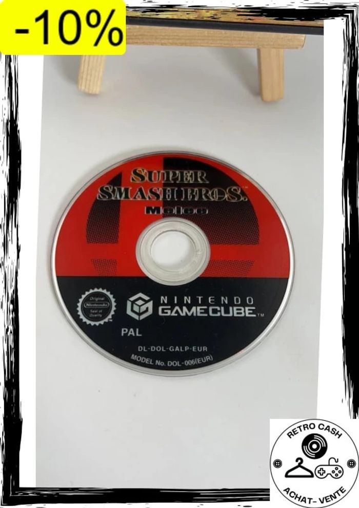 Super Smash Bros Mêlée GameCube Pal Fr sans notice, Rayé mais fonctionne - photo numéro 2