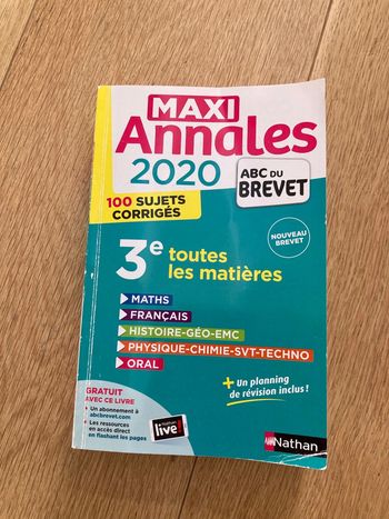 Annales brevet