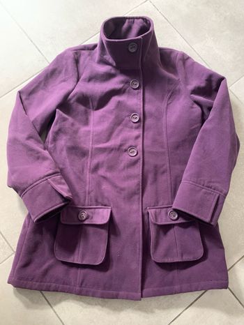 Manteau violet taille XL