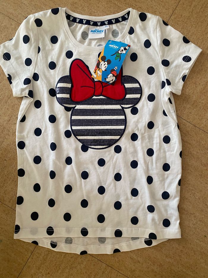 Tee shirt fille Minnie - photo numéro 2