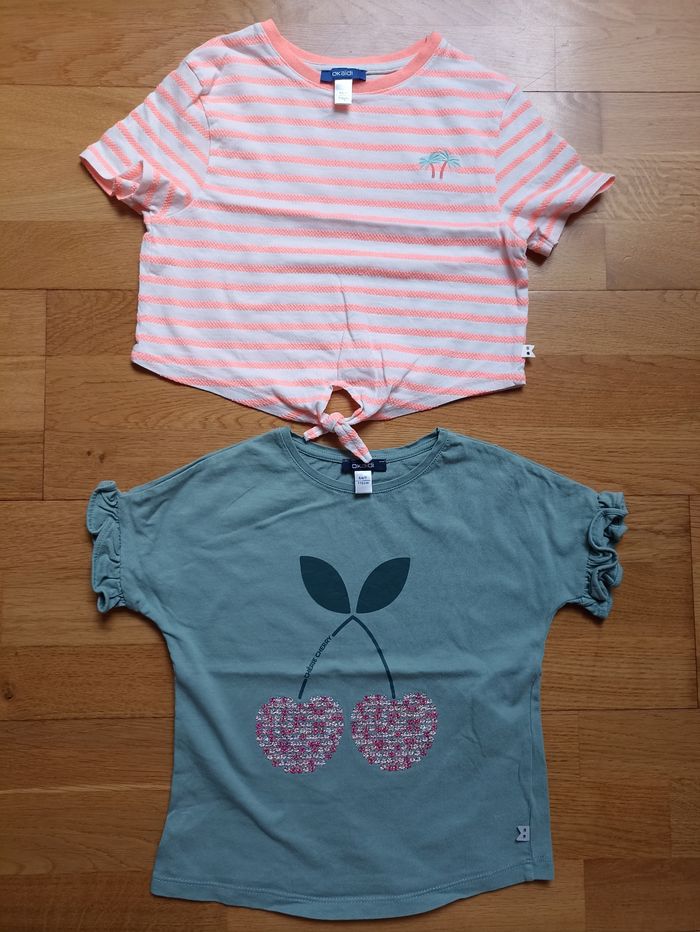 Lot tee shirt manches courtes 6 ans