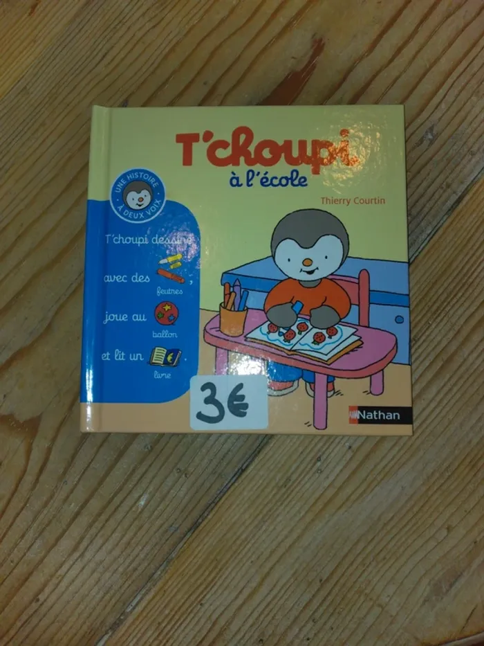 Livre Enfant T'choupi à l'école