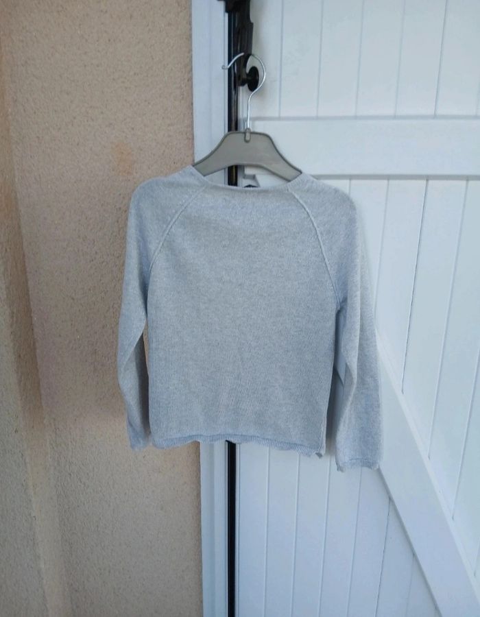gilet gris filles FPC taille 6 ans - photo numéro 2