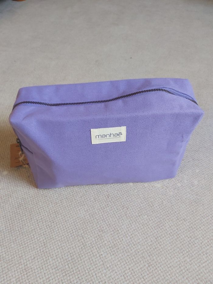 Trousse de toilette mauve neuve - Manahé - photo numéro 2
