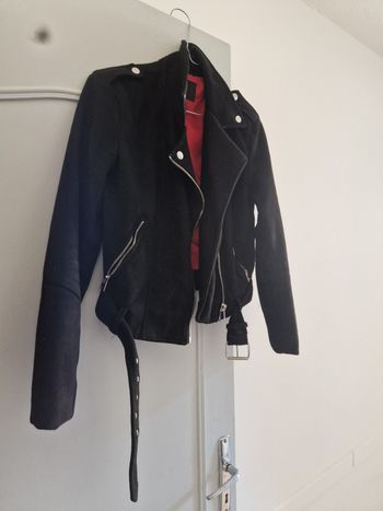 Perfecto velour noir