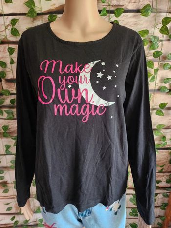 🌸T-shirt Noir Influx 100% coton Taille 42🌸