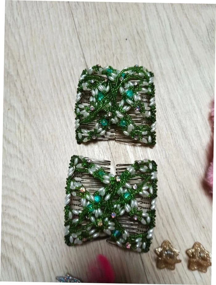 Lot élastiques et pinces à cheveux - photo numéro 5