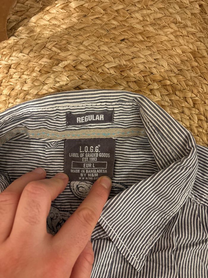 Chemise manches courtes H&M homme taille L - photo numéro 4