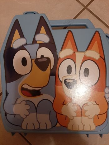 Malette rangement figurines Bluey
