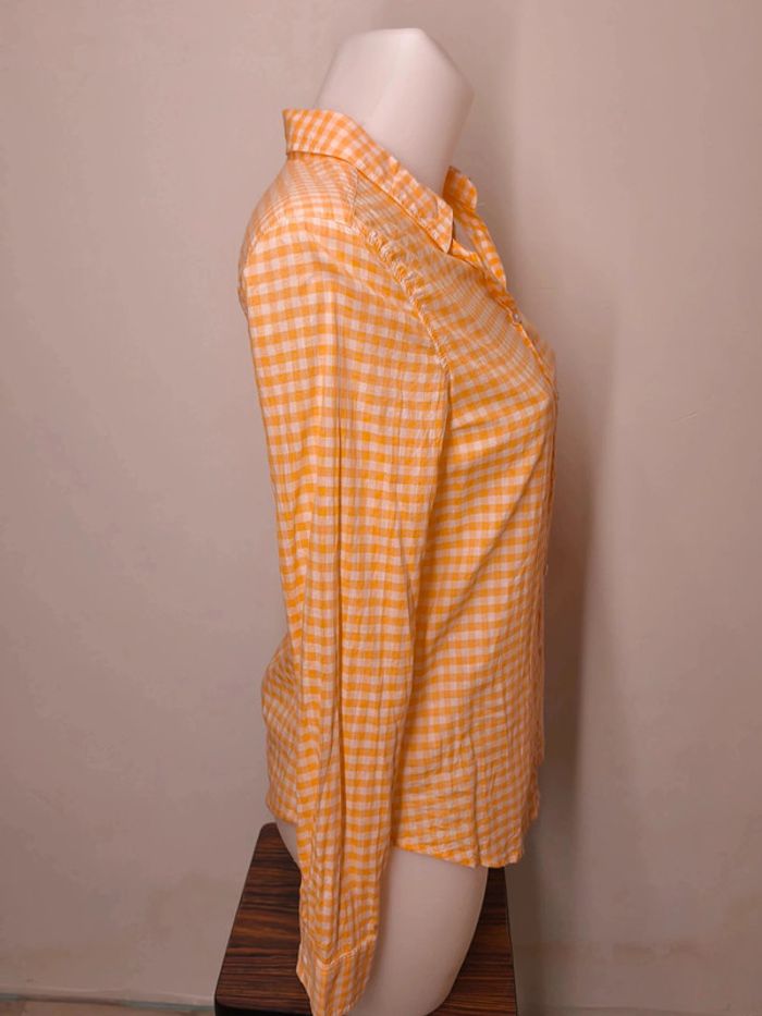 Chemise United Colors of Benetton Femme Taille XS Orange - photo numéro 4