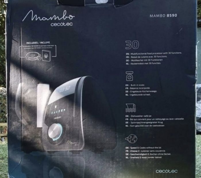 Robot de cuisine à 30 fonctions avec carafe de 3.3L - 1700W / Mambo 8590 Cecotec - photo numéro 5