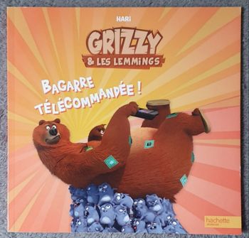 Livre pour enfants "Bagarre télécommandée!" - Grizzy & Les Lemmings (3-6 ans) / Hachette