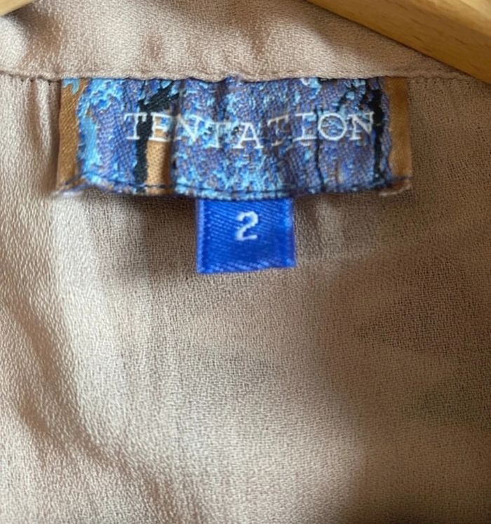 Chemise dentelle vintage Tentation taille 38 - photo numéro 7