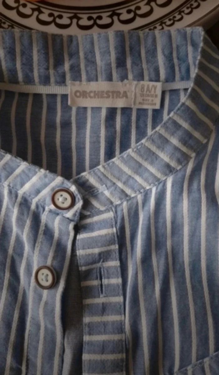 Chemise 8 ans bleu - photo numéro 2