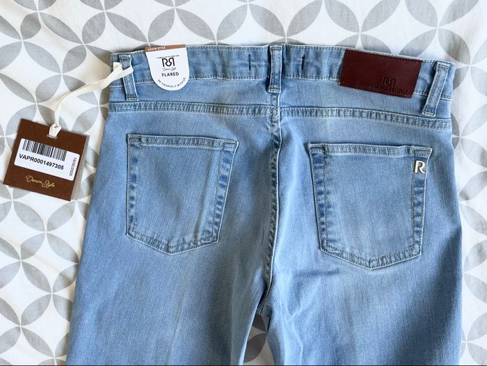Rinascimento pantalon jean jeans flared évasé taille S (36) - photo numéro 6