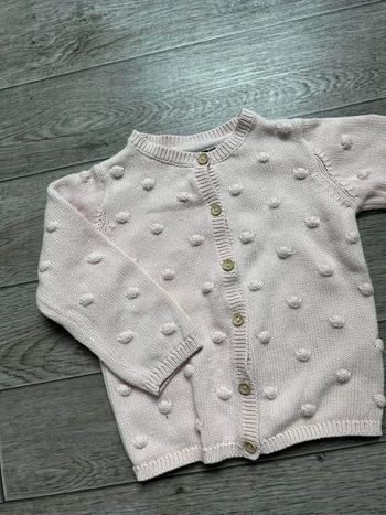 Gilet rose pastel In extenso