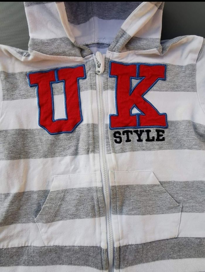 Pull sweat zippé à capuche 4 ans garçon - photo numéro 2