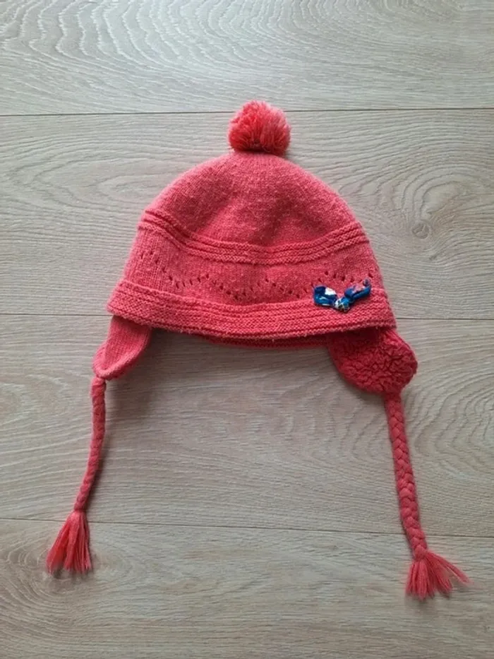 Bonnet péruvien rose Sergent Major taille 3