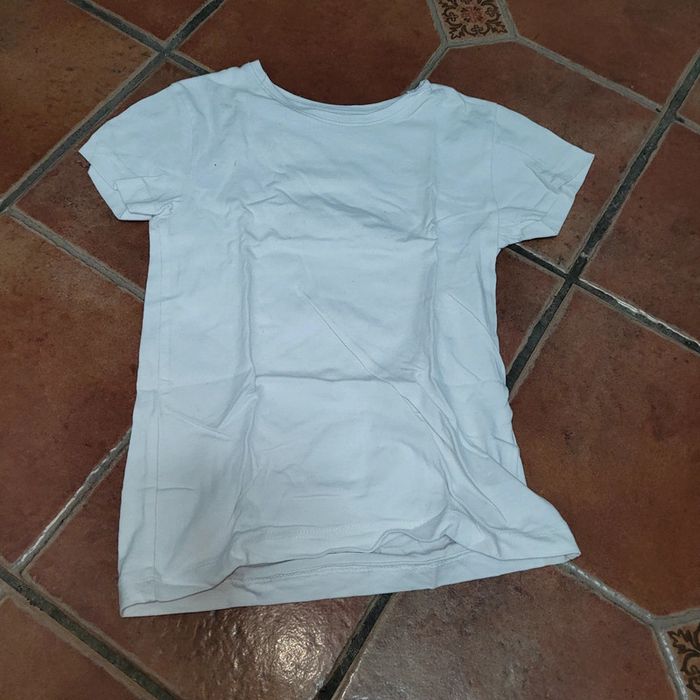 Tee-shirt blanc 7/8 ans