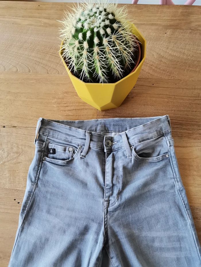 Jeans skinny gris - photo numéro 3