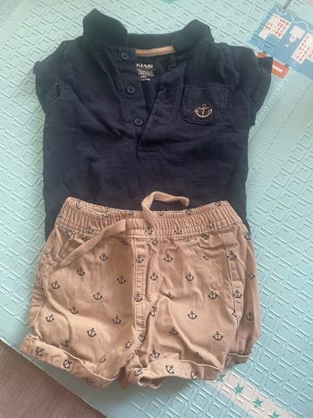 Ensemble marin 6 mois été