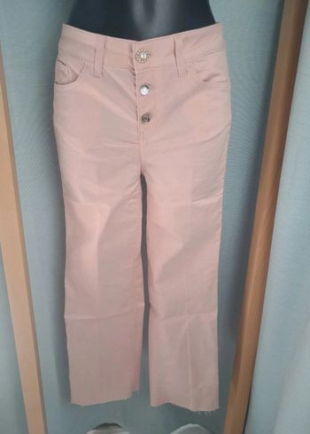 Liu Jo pantacourt jean été rose T.36 bottom up neuf