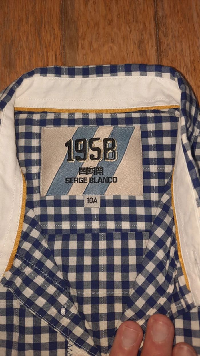 Chemise serge blanco 10 ans - photo numéro 4