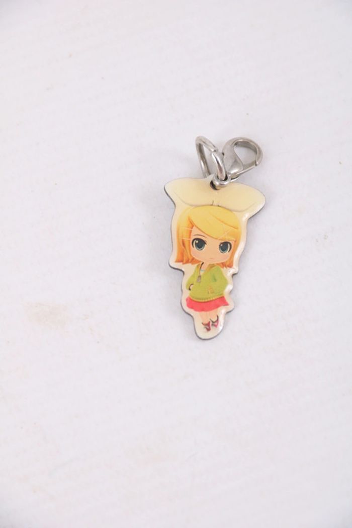 Kagamine Rin Vocaloid Metal Keychain Strap Sega Miku et Future Stars Project Mirai Zipper Charm