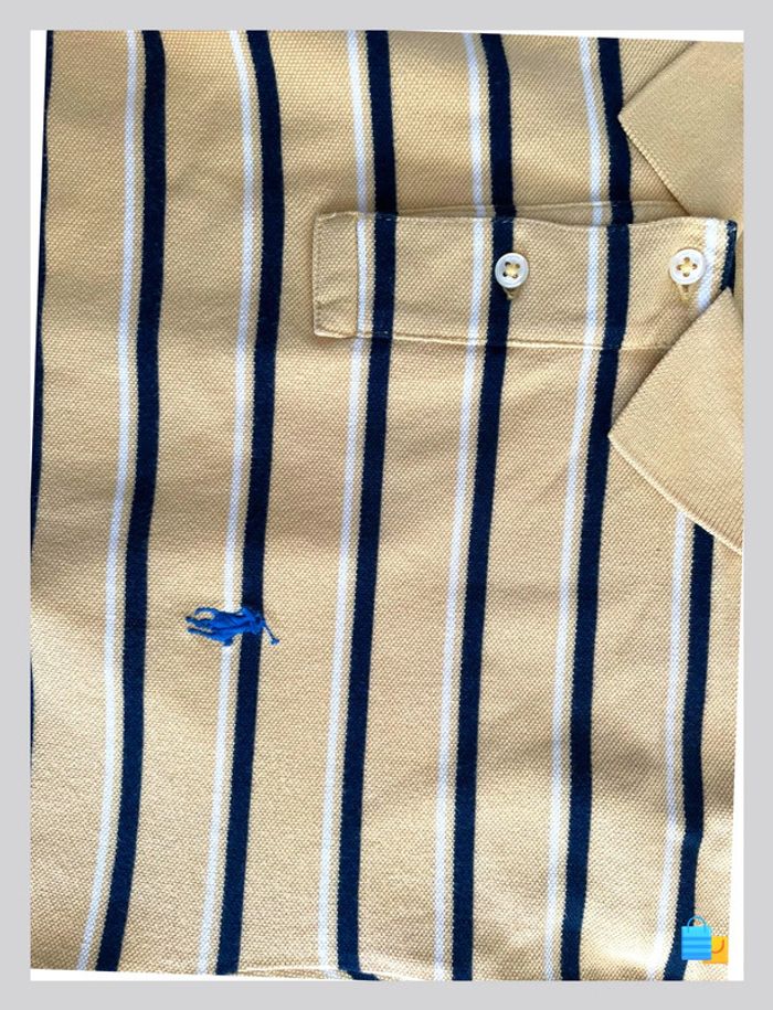Polo Ralph Lauren – Homme – Taille XXL – Jaune – Très bon état - photo numéro 3