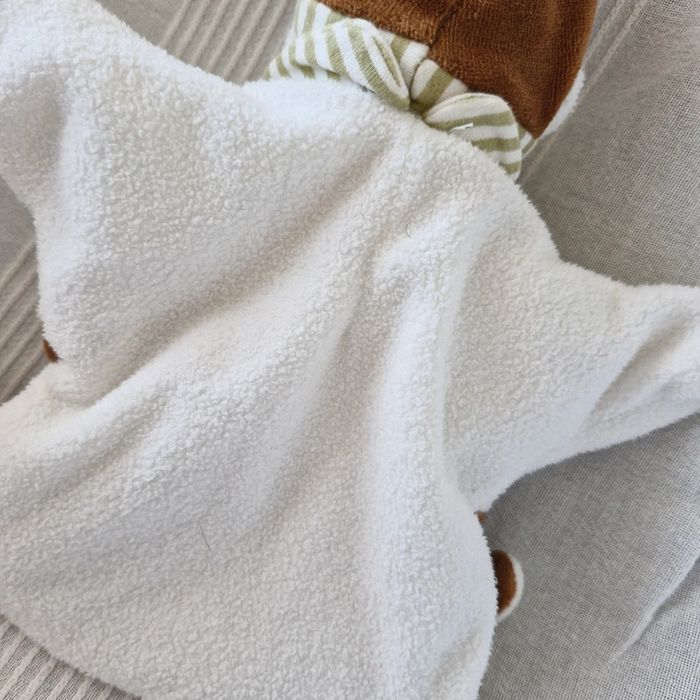 Doudou marionnette ourson marron Doudou et cie - photo numéro 6