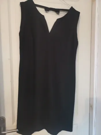Robe noire droite Phildar Grain de Malice