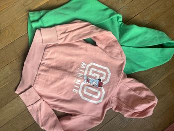 Sweats vert et rose 10 ans