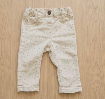 Jeans Beige Étoiles - Kitchoun - 6 mois
