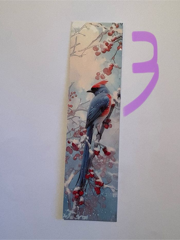 Magnifique marque page d’oiseaux - photo numéro 3