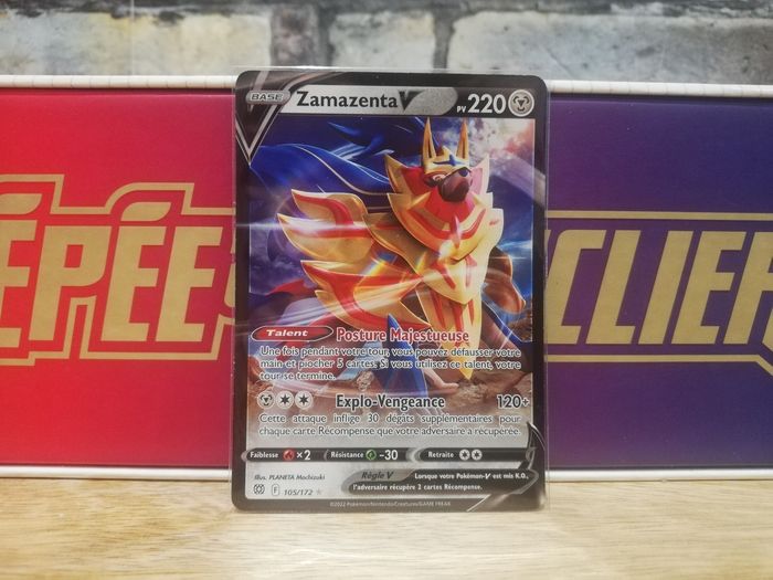 Carte Pokemon Zamazenta V Stars Étincelantes