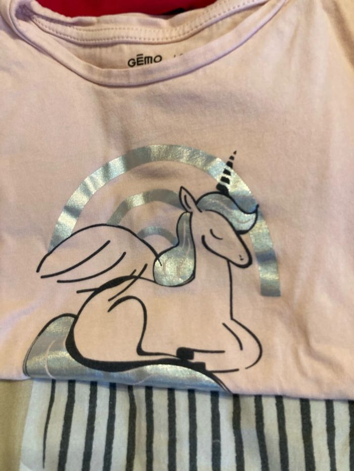 Lot de 4 tee shirt manches longues fille - photo numéro 3
