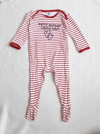 Pyjama fin rayé Petit Bateau 18 mois